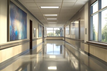 corridor in a hospital