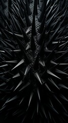 Close shot of a spikes background for mobile, 9:16 ratio. Generative ai