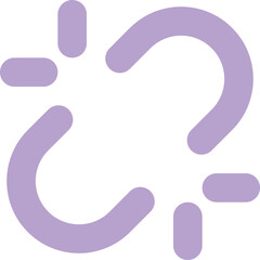 Link Break Icon Logo Design