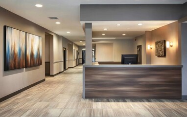 Modern Lobby Reception.