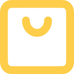 Shopping Bag Icon Logo Design