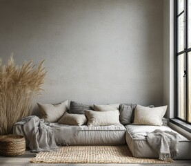 Cozy Living Room Interior.