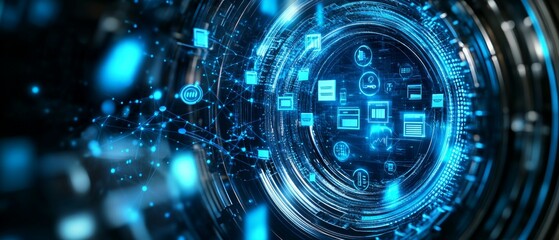 Obraz premium The Digital Asset Vault, Digital Asset Management DAM