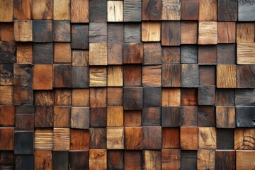 Rustic Wood Wall Texture   Brown Wooden Panel Background