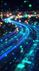 Fototapeta premium The Metadata Superhighway, Digital Asset Management DAM