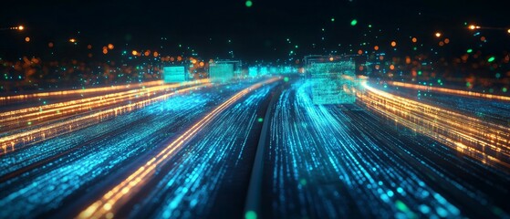 Obraz premium The Metadata Superhighway, Digital Asset Management DAM