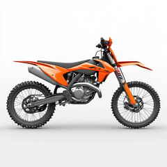 Fototapeta premium Dirt Bike Isolated