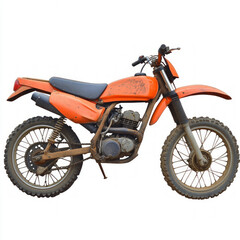 Fototapeta premium Dirt Bike Isolated