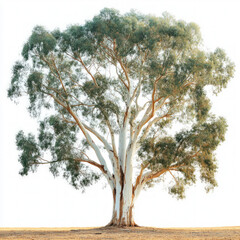Eucalyptus Tree Isolated