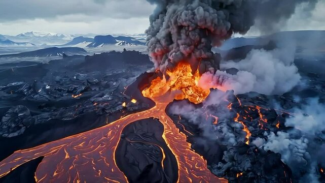 fire in the mountains