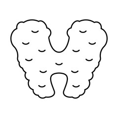 Thyroid Icon, Body human anatomy