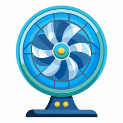 electric fan vector illustration on a white background