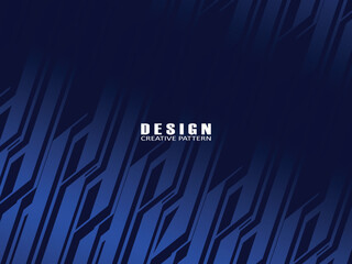 Premium background design with diagonal dark blue stripes pattern. Vector horizontal template for digital luxury business banner, contemporary formal invitation, luxury voucher, gift certificate.