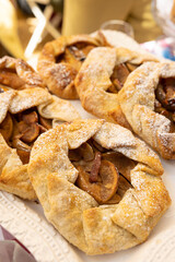 apple pastries on a plate