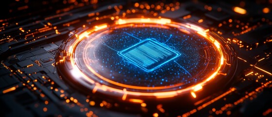 Obraz premium The Digital Rights Shield, Digital Rights Management DRM