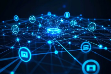 Obraz premium The License Matrix, Digital Rights Management DRM