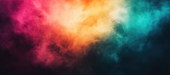 Fototapeta premium Abstract colorful cloudy texture with vibrant red, blue and yellow hues