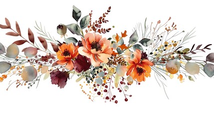 Vibrant Hibiscus Flower with Green Leaves Illustration - Illustrated image of a vibrant hibiscus flower with green leaves. Ideal for tropical themes, nature-inspired designs, and botanical projects.