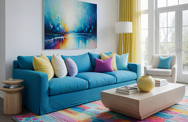 Modernes Wohnzimmerdesign.