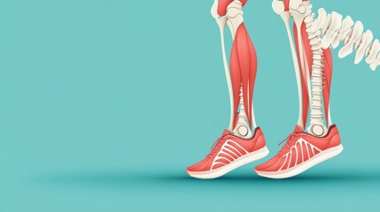 An illustration depicting the role of core muscles in maintaining good posture, showcasing their importance for stability and balance.