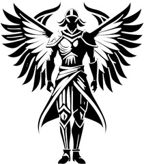 Majestic Male Angel Clipart Perfect for Artistic Creations. 