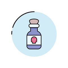 Poison  vector icon