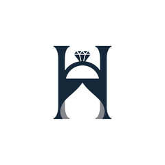 Simple and Modern H Letter Logo Design