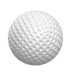 3D Golf Ball Illustration