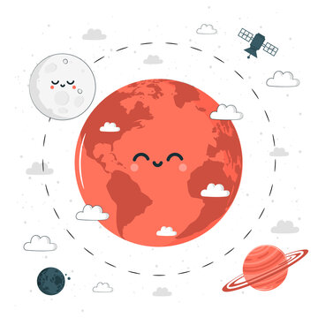 world map and earth