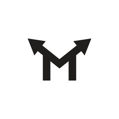 Creative and Modern Business M Letter Logo 