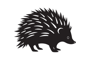 Porcupine  silhouette vector illustration, Porcupine  silhouette vector, Porcupine  silhouette 