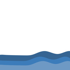 Abstract Footer Shape