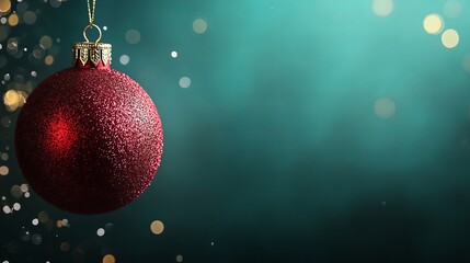 Fototapeta premium Colorful Christmas Tree Baubles and Ornaments Creating a Festive Background for Holiday Celebrations