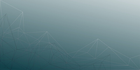 Abstract wireframe technology background, presentation banner or cover design