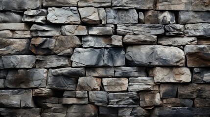 Fototapeta premium Naturalistic Gray Stone Wall Texture Background for Elegant Interior Designs