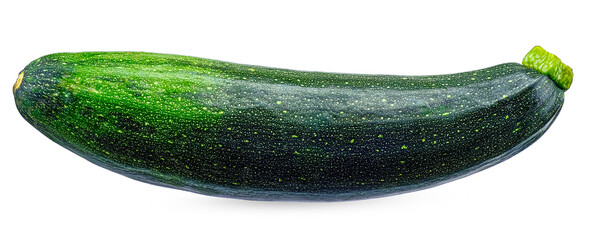 zucchini isolated on white background