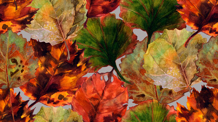 Colorful Watercolor seamless pattern on a light background. Textile, fabrics, texture, wallpaper.