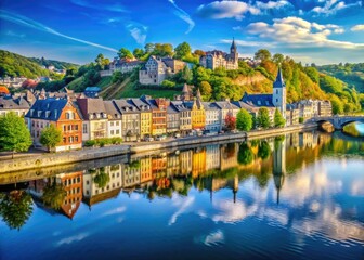 Scenic View Namur Belgium With