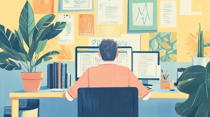 Financial tools for freelancers illustrated as essential for managing cash flow, setting aside taxes, and planning for growth, illustrations