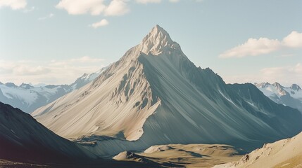 Beautiful Mountain View - Breathtaking Scenic Landscape with Majestic Peaks, Lush Valleys, and Clear Skies Captured in Stunning Natural Beauty