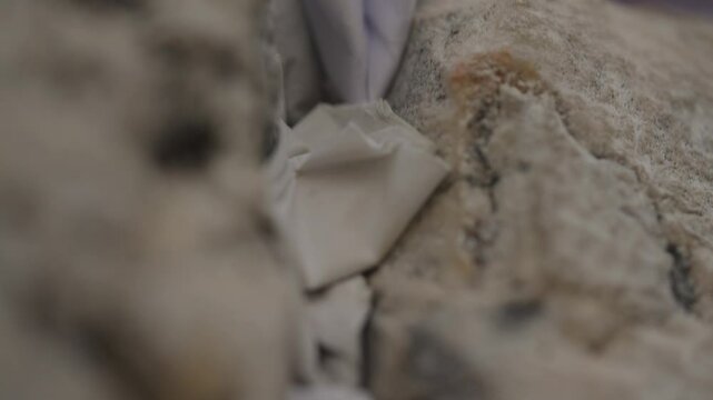 Prayer Notes in the Western Wall - Jerusalem's Sacred Tradition