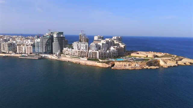 Take to the skies above Sliema, Malta, in this mesmerizing drone video. Marvel at the panoramic views of the coastline, lively promenade, and the enchanting charm of this beautiful city.