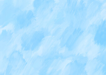 Blue brush strokes texture abstract background. Hand painted acrylic texture.