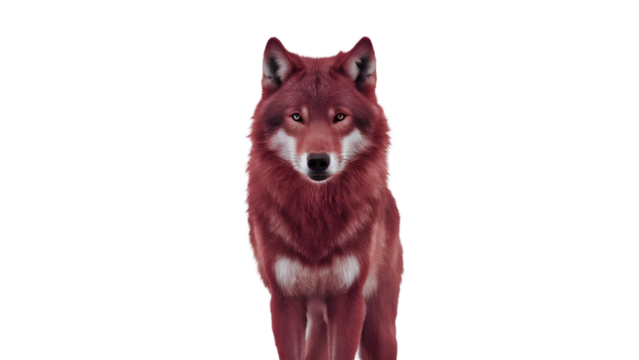 Beautiful red wolf 