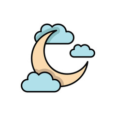 Night  vector icon