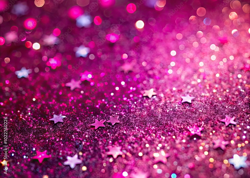 Aufkleber shimmering pink sparkles creating a vibrant and enchanting background for creative projects