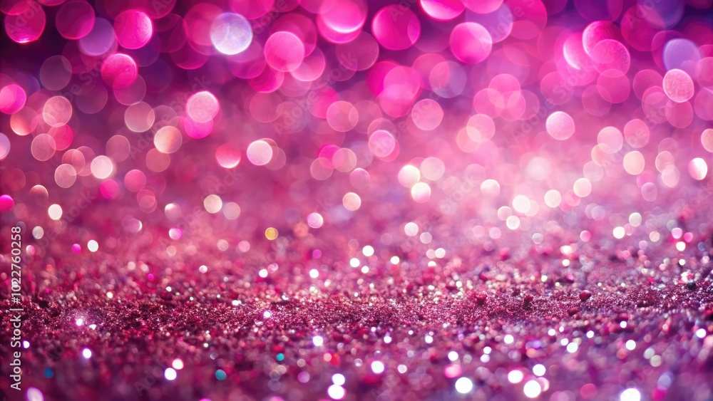 Aufkleber shimmering pink sparkles on a soft background creating a dreamy and magical atmosphere
