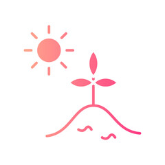 photosynthesis gradient icon