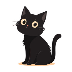 Obraz premium Cute Cat Illustration for Halloween
