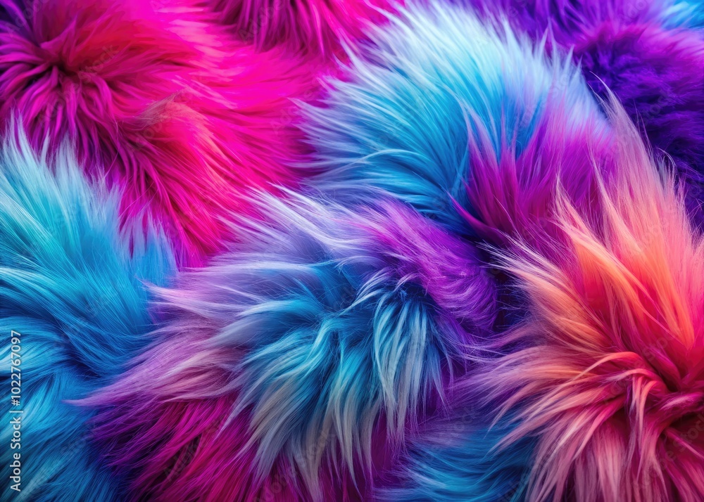 Aufkleber soft and fluffy fur texture background for design, fabric, and textile applications in various color
